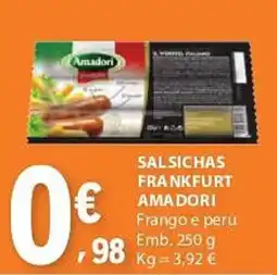 E.Leclerc Salsichas frankfurt amadori promoção