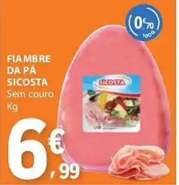 E.Leclerc Fiambre da pá sicosta sem couro promoção