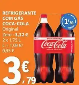 E.Leclerc Refrigerante com gás coca-cola promoção