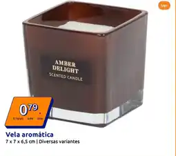Action Vela aromática promoção
