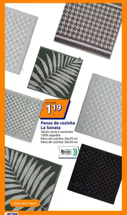 Action Panos de cozinha La Sonata promoção