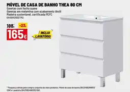 Brico Depôt Móvel de casa de banho thea 80 cm promoção