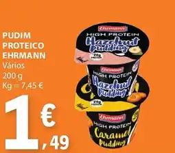 E.Leclerc Pudim proteico ehrmann promoção