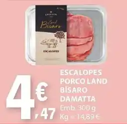 E.Leclerc Escalopes porco land bísaro damatta promoção