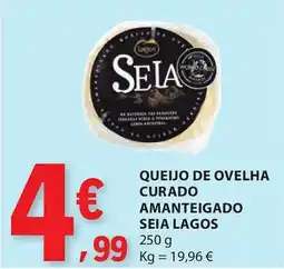 E.Leclerc Queijo de ovelha curado amanteigado seia lagos promoção