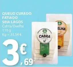E.Leclerc Queijo curado fatiado seia lagos promoção