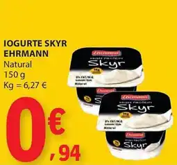 E.Leclerc Iogurte skyr ehrmann promoção