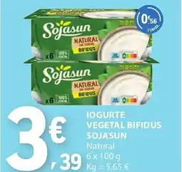 E.Leclerc Iogurte vegetal bifidus sojasun promoção