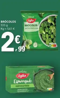 E.Leclerc Brócolos Iglo promoção