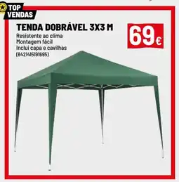 Brico Depôt Tenda dobrável 3x3 m promoção