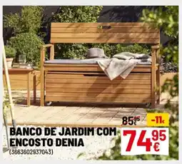 Brico Depôt banco de jardim com encosto denia promoção