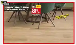 Brico Depôt Pavimento porcelánico cartago miel promoção