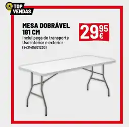 Brico Depôt Mesa dobrável 181 cm promoção