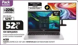 Radio Popular ACER PORTÁTIL ASPIRE AG15-42P-260 + MONITOR LED ACER KB242YGOBI (1337837) promoção