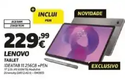 Radio Popular Lenovo tablet IDEATAB 11 256GB + PEN promoção