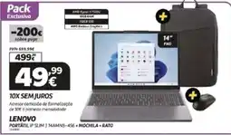 Radio Popular Lenovo PORTÁTIL IP SLIM 3 14AMN8-456 + MOCHILA + RATO promoção