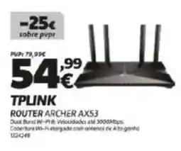 Radio Popular TPLINK Router Archer AX53 promoção
