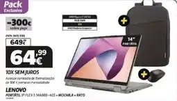 Radio Popular LENOVO Portatil IP FLEX 5 14ABRB-405+MOCHILA+RATO promoção