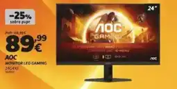 Radio Popular AOC Monitor LED Gaming 24G4XE promoção