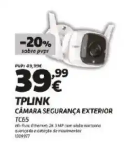 Radio Popular TPLINK Câmara segurança exterior TC65 promoção
