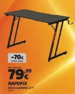 Radio Popular Napofix mesa gaming ZETI promoção