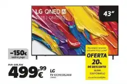 Radio Popular LG TV 43QNED82A68 promoção