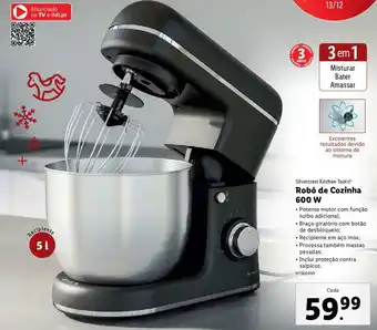 Lidl Silvercrest Kitchen Tools Robô de Cozinha 600w promoção
