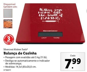 Lidl Silvercrest Kitchen Tools Balança de Cozinha promoção