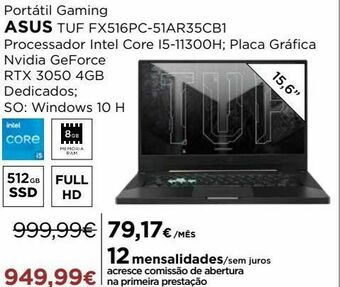 El Corte Inglés Computador portátil asus promoção