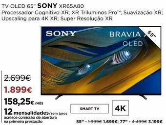 El Corte Inglés Smart tv sony promoção
