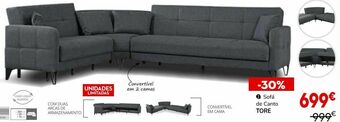 Conforama Sofá de esquina promoção