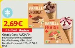 Auchan Gelado Cone AUCHAN promoção