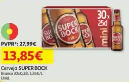 Auchan Cerveja SUPER BOCK promoção