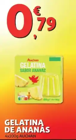 Auchan Gelatina de ananas promoção