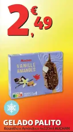 Auchan Gelado palito promoção