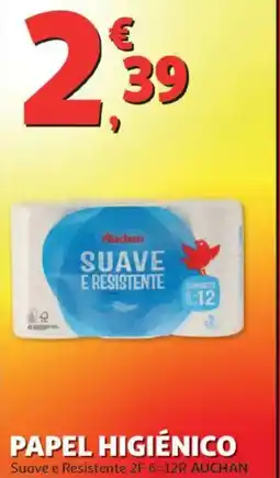 Auchan Papel higiénico promoção