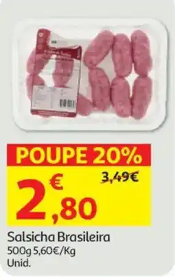 Auchan Salsicha Brasileira promoção