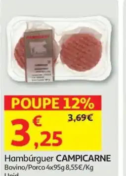 Auchan Hambúrguer CAMPICARNE promoção