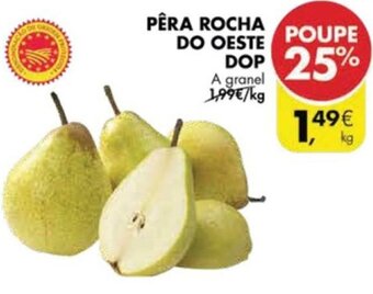 Pingo Doce Pêra Rocha do Oete DOP promoção