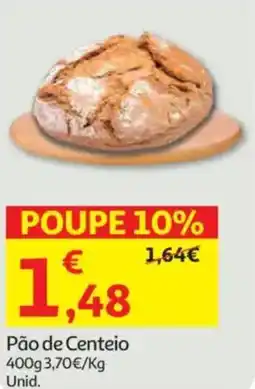 Auchan Pão de Centeio promoção