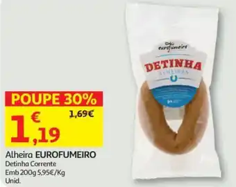 Auchan Alheira EUROFUMEIRO promoção