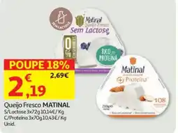 Auchan Queijo Fresco MATINAL promoção