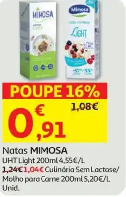 Auchan Natas MIMOSA promoção
