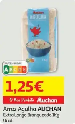 Auchan Arroz Agulha AUCHAN promoção