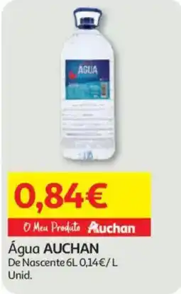 Auchan Água AUCHAN promoção