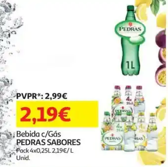 Auchan Bebida c/Gás PEDRAS SABORES promoção