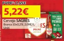 Auchan Cerveja SAGRES promoção