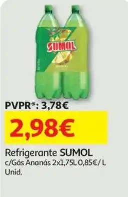 Auchan Refrigerante SUMOL promoção