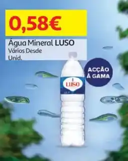 Auchan Água Mineral LUSO promoção