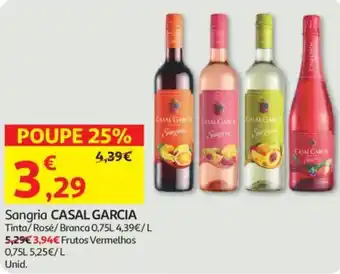 Auchan Sangria CASAL GARCIA promoção